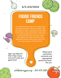 6.3-6.6 Foodie Friends Camp