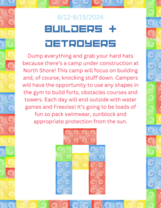 8.12-8.15 Builders & Destroyers Camp