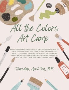 4.3.25 - All the Colors Art Camp