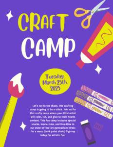 3.25.25 - Craft Camp