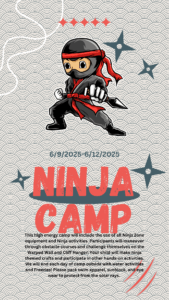 6/9-12: Ninja Camp