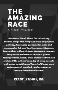 7/7-10: Amazing Race Camp