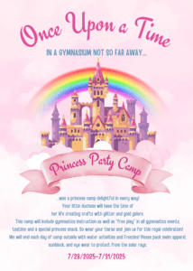 7/28-31: Princess Party Camp