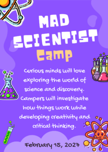 2/15/27 Mad Scientist Camp