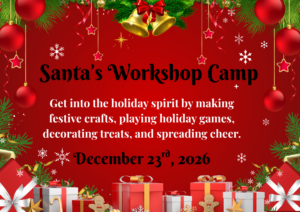 12/23/26 Santa's Workshop Camp